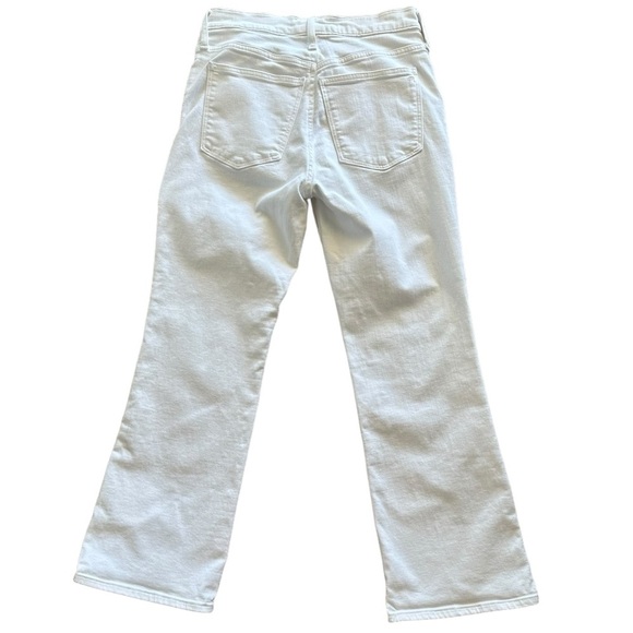 Madewell Women’s White High Rise Kick Out Jeans Size 30 - Picture 2 of 10